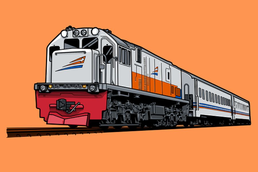 Ilustrasi Kereta Api