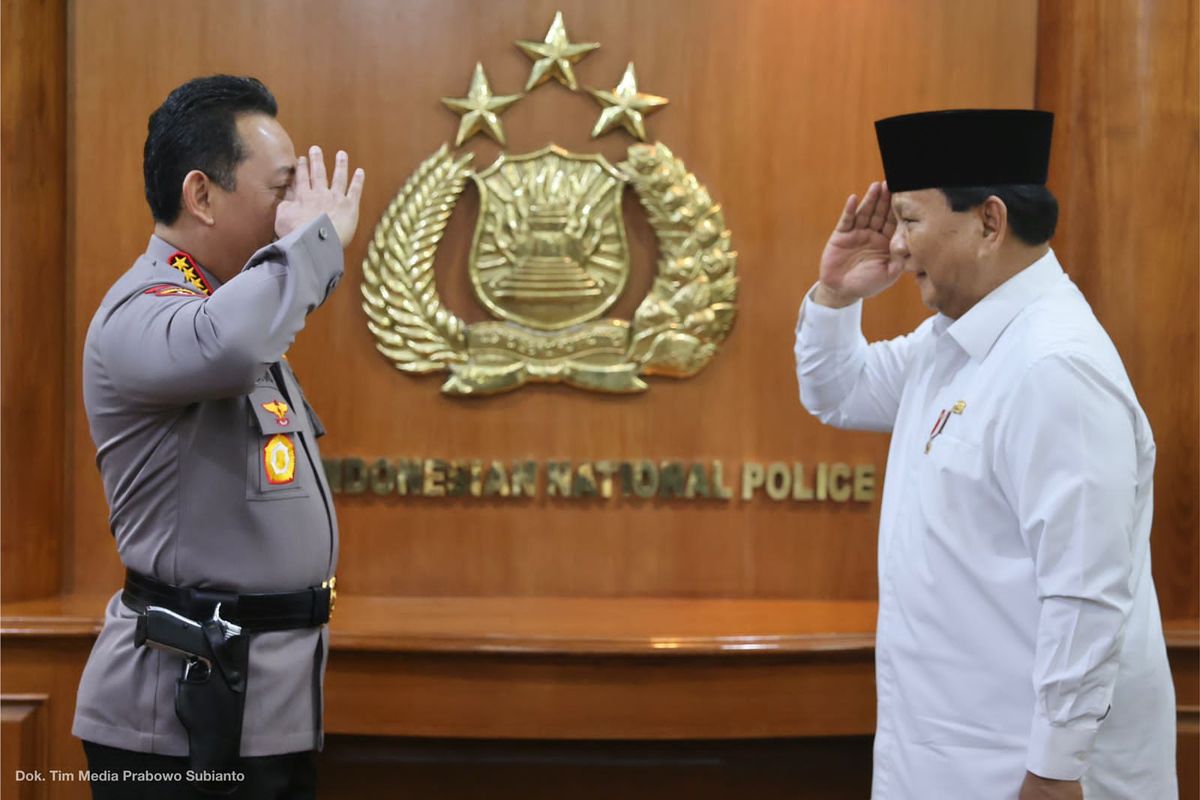 Kapolri bertemu Prabowo