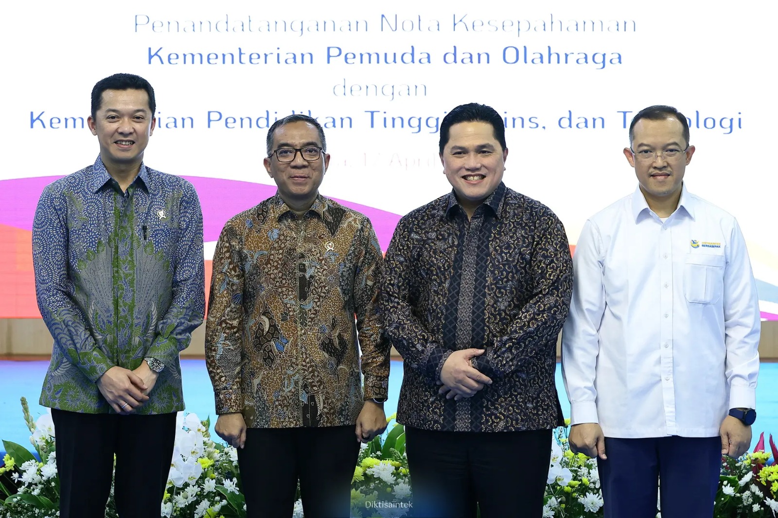 Kemendiktisaintek bersama Kemenpora