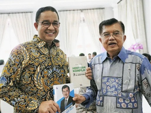 Anies menghadiri Milad Jusuf Kalla