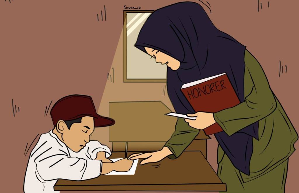 Ilustrasi Guru