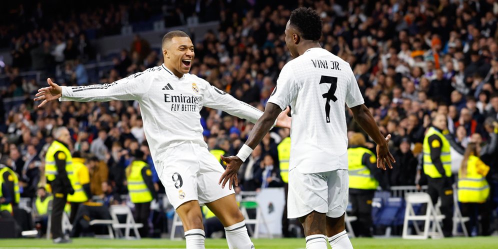 Kylian Mbappe dan Vinicius Jr