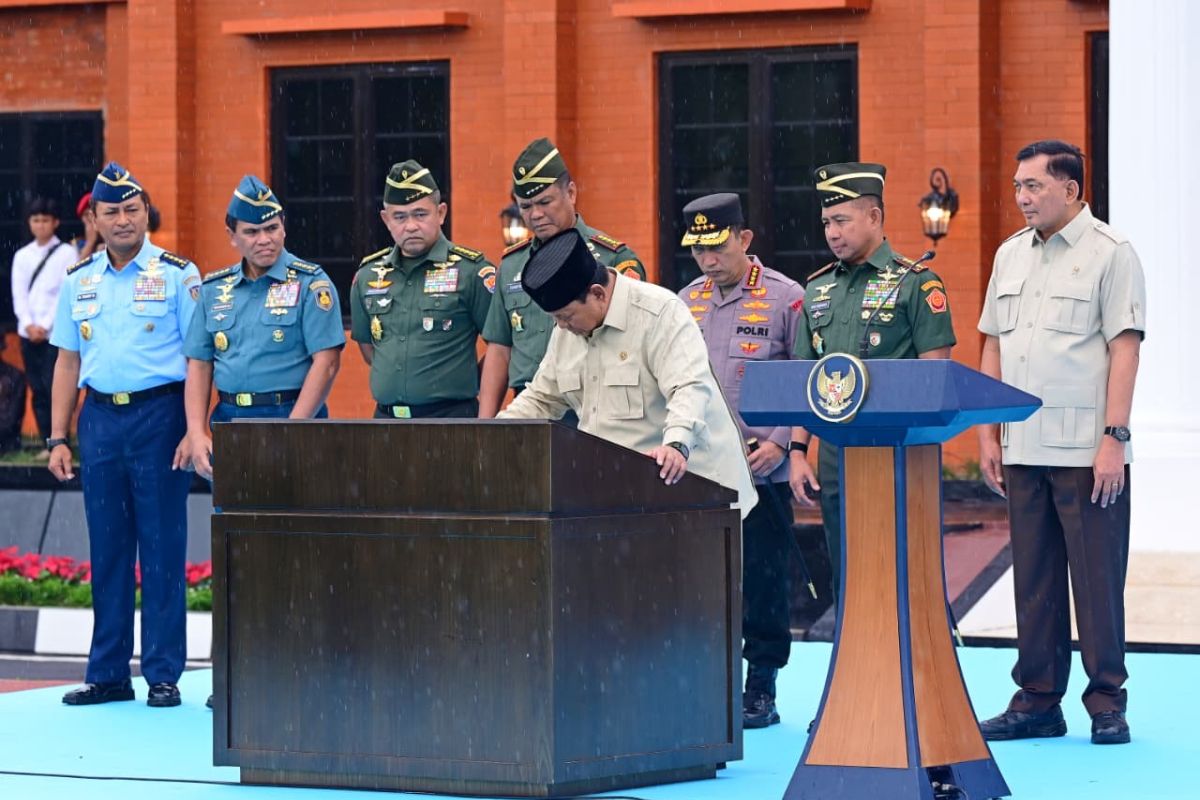 Prabowo di Seskoad