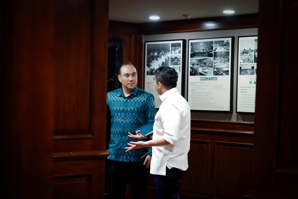 Teddy bertemu dengan Perwakilan Gojek