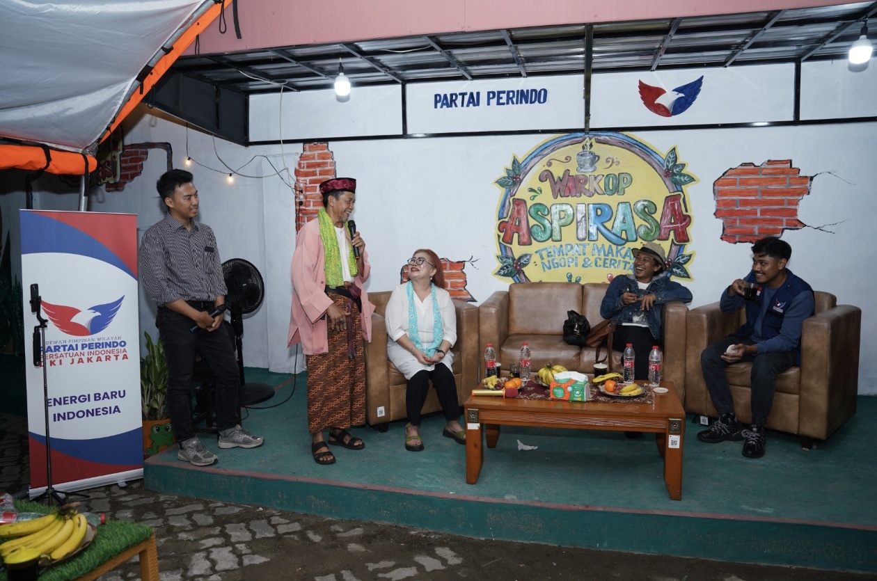 DPW Partai Perindo Jakarta meluncurkan Warkop Aspirasa
