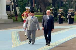 Prabowo bersama Presiden Jerman