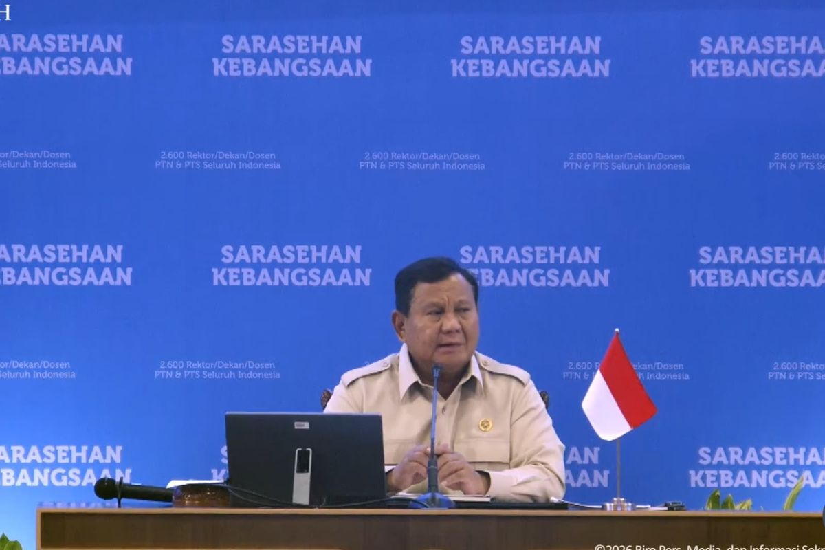 Presiden saat bertemu dengan Para Rektor, Dekan dan Dosen se-Indonesia
